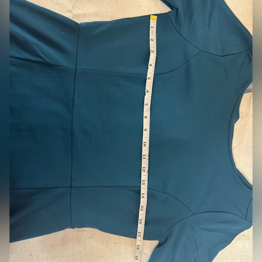 Ann Taylor Factory Blue Sheath Midi Dress 💙 - Picture 8 of 11